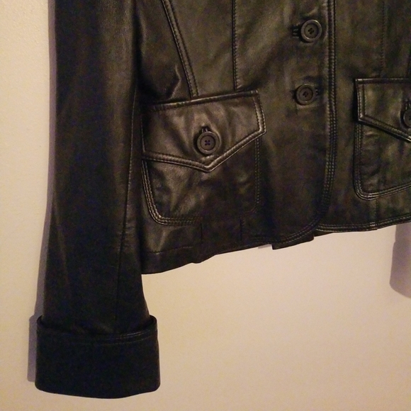 Gianna Lorenzi Women's Leather Jacket Lambskin - Picture 3 of 4